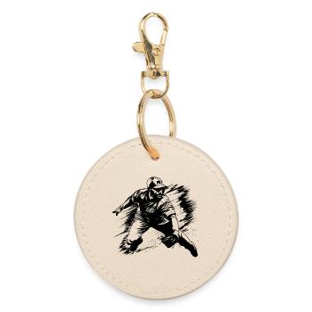 Croquis de baseball - Porte-clés rond - huître - Devant
