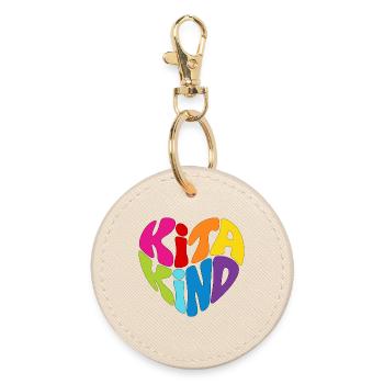 Kitakind Kita Kind - Runder Schlüsselanhänger - Auster - Vorne