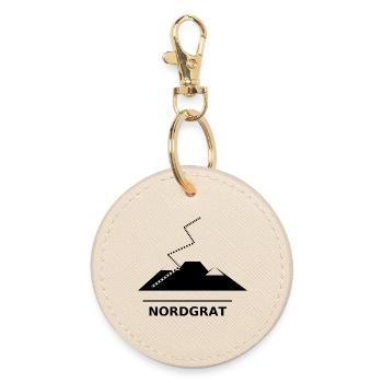 NORTH RIDGE - Round Keyring - oyster - Front