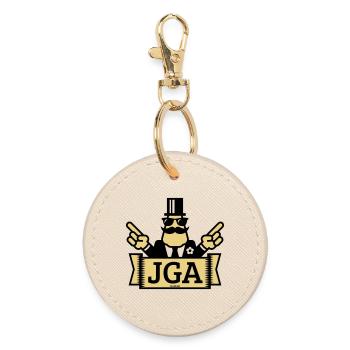 Signaux manuels JGA (enterrement de vie de garçon / 2C) - Porte-clés rond - huître - Devant
