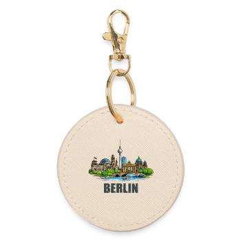 Skyline de Berlin - Porte-clés rond - huître - Devant