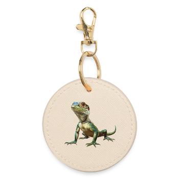 Lizards Lizard - Round Keyring - oyster - Front