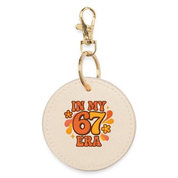 Dans mon anniversaire d’humour italien de cerveau pourri de l’ère 67 - Porte-clés rond - huître - Devant