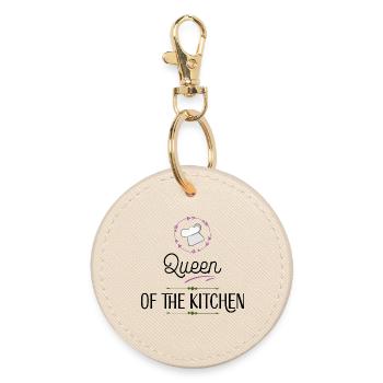 Kochen - Runder Schlüsselanhänger - Auster - Vorne