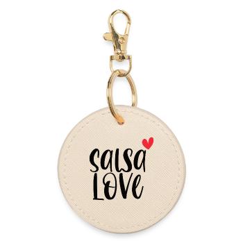 L’amour de la salsa! Danseur danseur Cadeau de danse - Porte-clés rond - huître - Devant