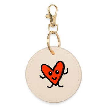 LIEBE. PAAR. GERADE VERHEIRATET. Junggesellinnenabschied. VALENTINSTAG. - Runder Schlüsselanhänger - Auster - Vorne