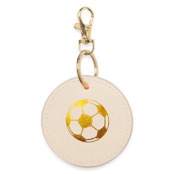 Football - Or - Porte-clés rond - huître - Devant