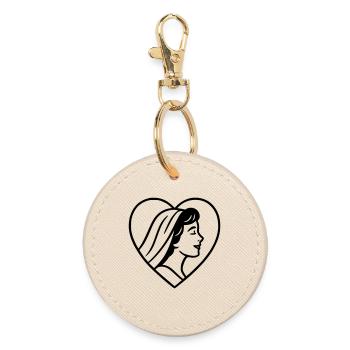 La mariée - Porte-clés rond - huître - Devant