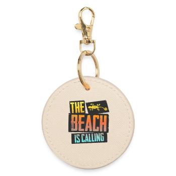 The Beach is Calling - Runder Schlüsselanhänger - Auster - Vorne