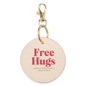 Free Hugs - Service Temporarily Unavailable Design - Runder Schlüsselanhänger - Auster - Vorne