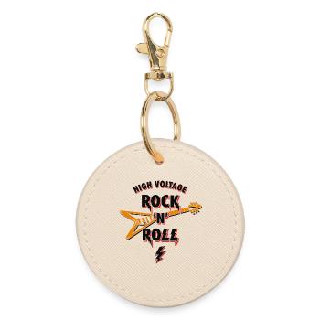 RocknRoll haute tension - Porte-clés rond - huître - Devant