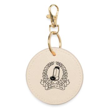 L’asthme est sexy – Nerd Flirt Dicton & Cadeau - Porte-clés rond - huître - Devant
