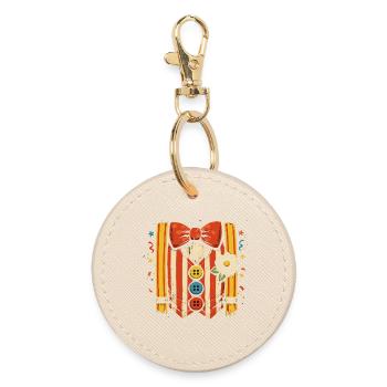 Cadeau de carnaval pour costume de clown mignon - Porte-clés rond - huître - Devant