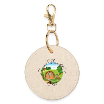 Second Breakfast - Round Keyring - oyster - Front