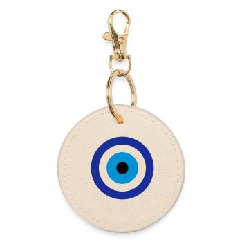 Blue Evil Eye - Porte-clés rond - huître - Devant