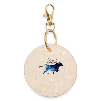 Bull Bull Bull Stock Actionnaire Actionnaire - Porte-clés rond - huître - Devant