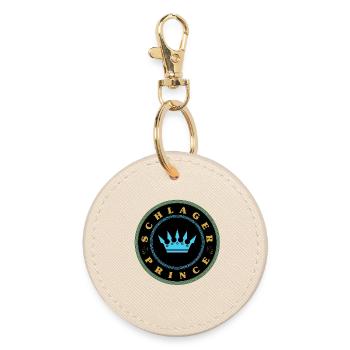 Schlager Prinz Schlagerprinz partner look team - Round Keyring - oyster - Front
