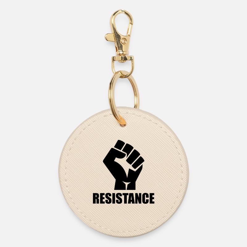 Résistance - Porte-clés rond - huître