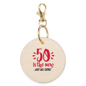 50 is the new ...What was I saying? - Porte-clés rond - huître - Devant