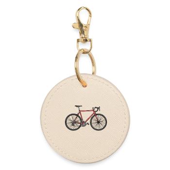 Vélo de route rapide - Porte-clés rond - huître - Devant