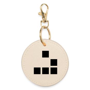 Glider - Round Keyring - oyster - Front