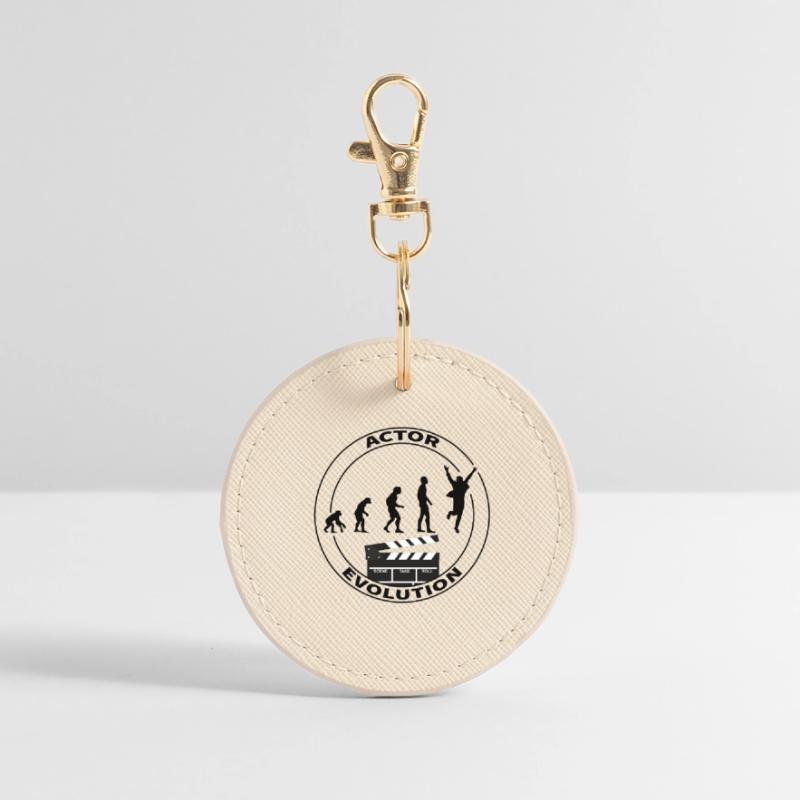 Cadeau d'interprète acteur d'évolution Porte-clés rond