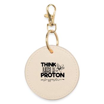 Drôle de chimie Citation Cadeau pour les ingénieurs chimistes - Porte-clés rond - huître - Devant