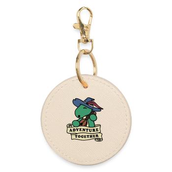Adventure Together - Round Keyring - oyster - Front