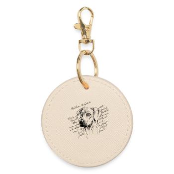 Rhodesian Ridgeback - Porte-clés rond - huître - Devant