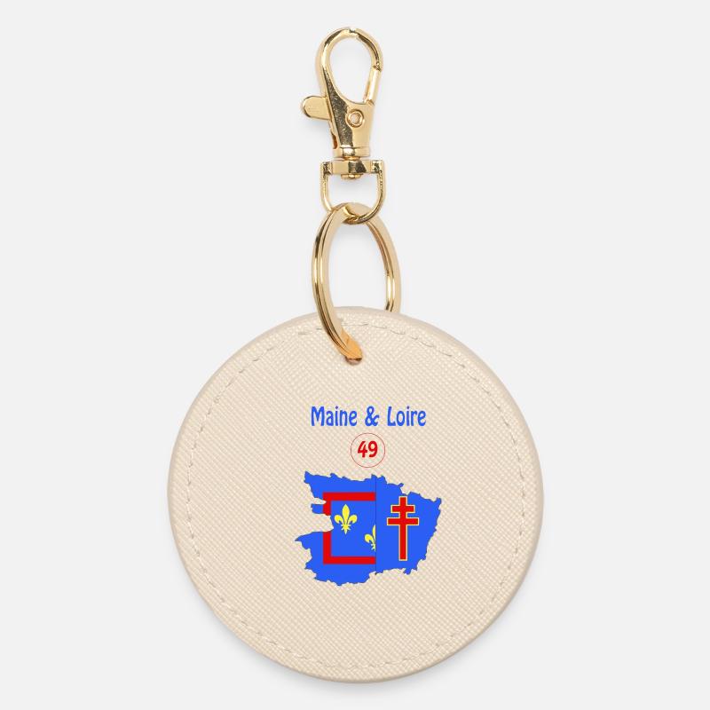 Maine & loire - Round Keyring - oyster