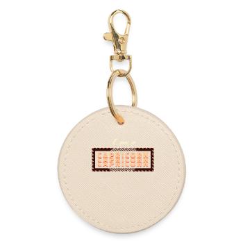 Capricorne Signe du Zodiaque Cool Statement Horoscope - Porte-clés rond - huître - Devant