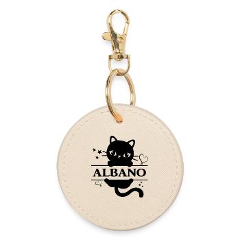 t-shirt Albano t-shirt idée cadeau - Porte-clés rond - huître - Devant