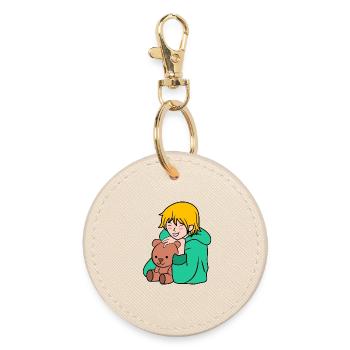 Pop Culture Anime Manga Cartoon Cosplay - Round Keyring - oyster - Front