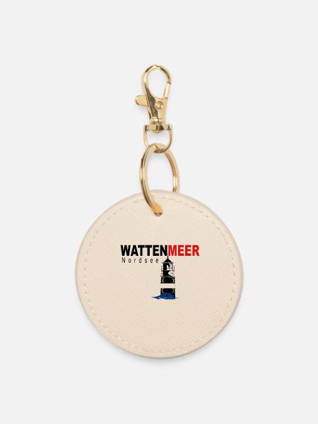 Wattenmeer - Runder Schlüsselanhänger - Auster