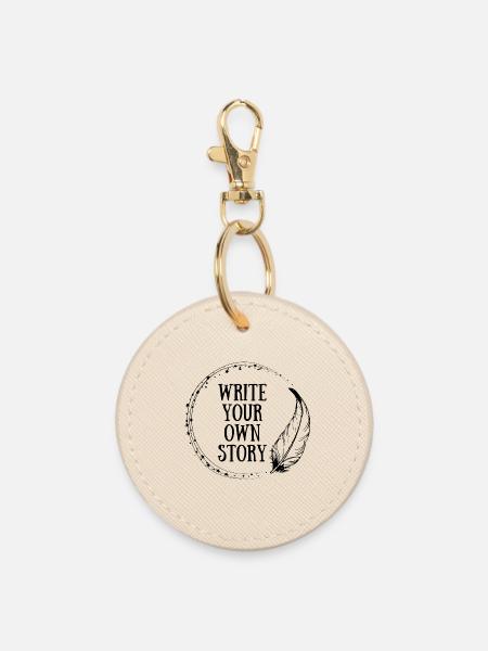 write your own story - Runder Schlüsselanhänger - Auster