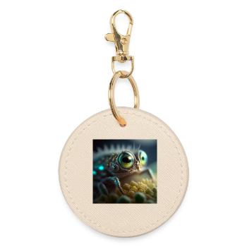 Photo macro creature 02 - Round Keyring - oyster - Front
