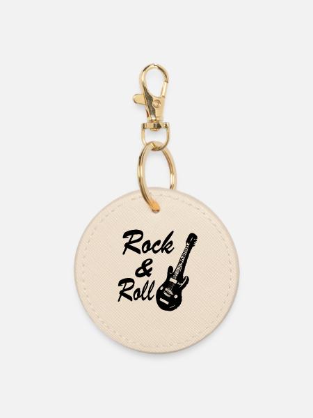 Rock 'n' Roll - Runder Schlüsselanhänger - Auster