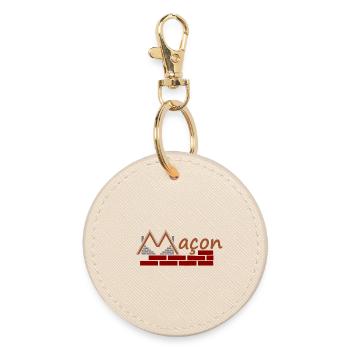 Maçon - Porte-clés rond - huître - Devant