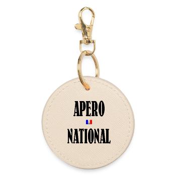 Apéro National Nationalité Française - Porte-clés rond - huître - Devant