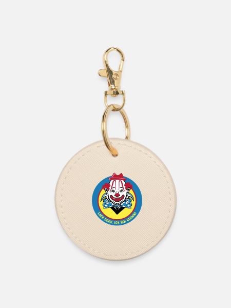Clown Design - Runder Schlüsselanhänger - Auster