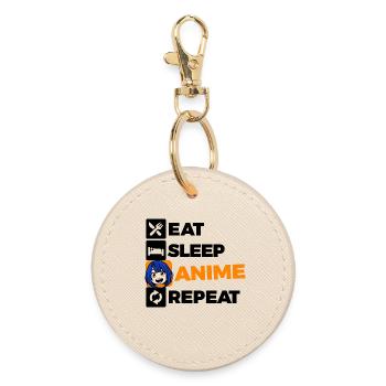 Anime Japanese Statement Cartoon Manga Comic - Round Keyring - oyster - Front
