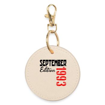 33e anniversaire Septembre 1993 - 33 ans - Porte-clés rond - huître - Devant