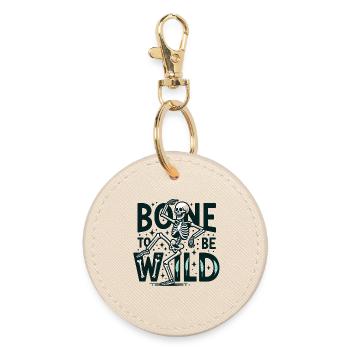 Bone to be wild - Round Keyring - oyster - Front