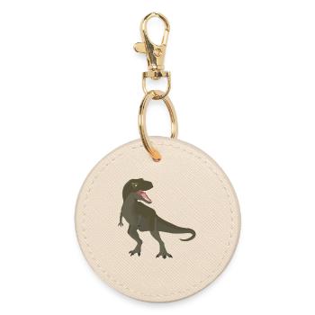 Tyrannosaurus - Runder Schlüsselanhänger - Auster - Vorne