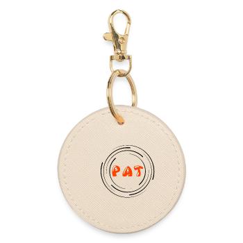 Stalemate - Round Keyring - oyster - Front