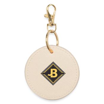 JB - Round Keyring - oyster - Front