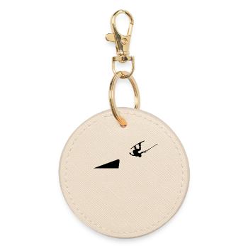 Stunt Surfing Vague Surf Lit Wakeboard Surf - Porte-clés rond - huître - Devant