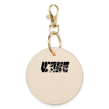 Sports nautiques, Cascade, Surf, Wakeboard, Ski nautique - Porte-clés rond - huître - Devant