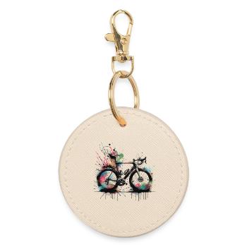 Peinture en aérosol pour vélo Splash - Porte-clés rond - huître - Devant