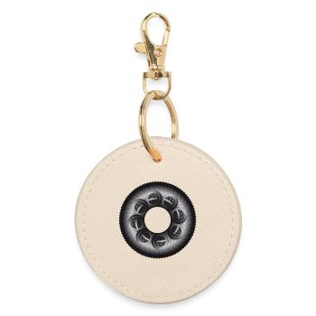 Sprocket | Circle - Round Keyring - oyster - Front